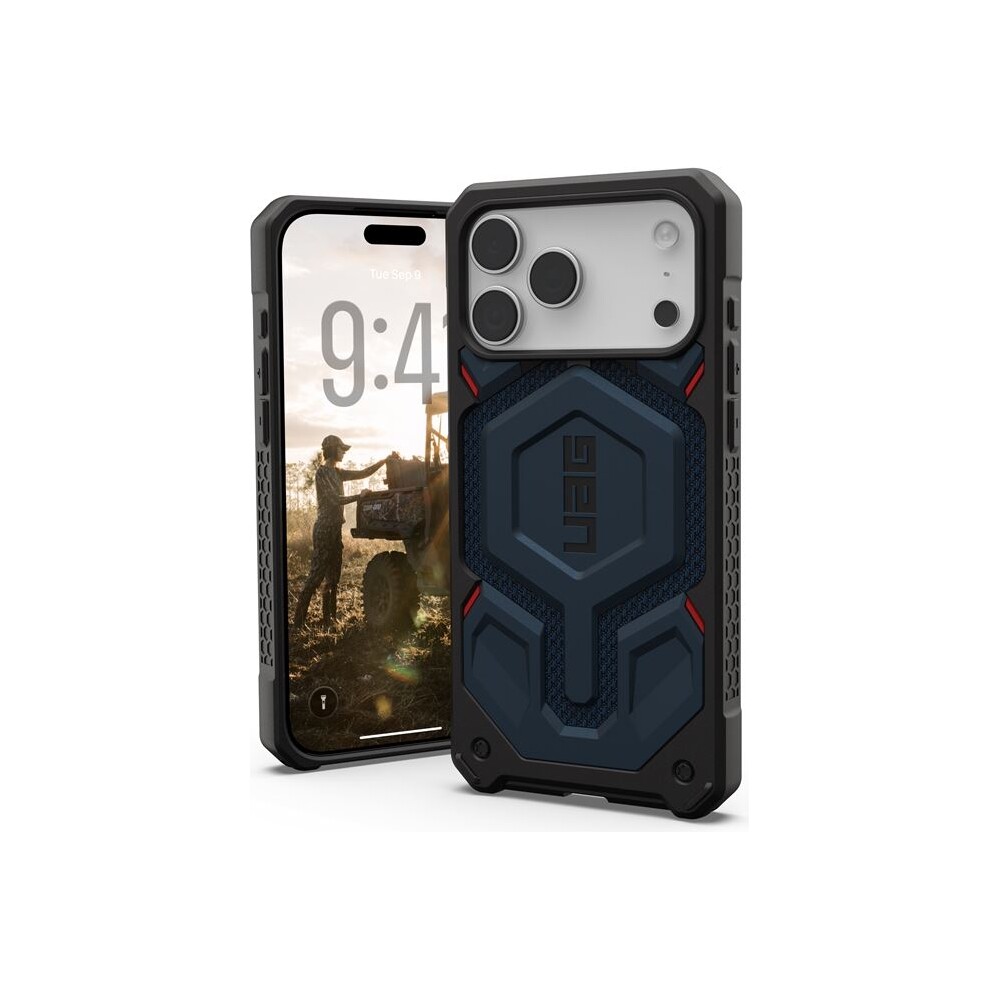 UAG-Monarch-Pro-MagSafe-Kevlar-kryt-iPhone-17-Pro-Max-tmave-modry