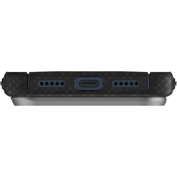 UNIQ-Keva-Edge-MagClick-MagSafe-kryt-iPhone-17-Pro-Carbon-Black