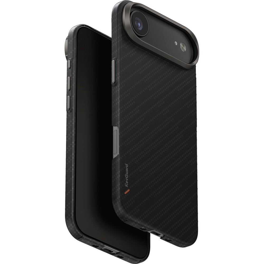 UNIQ-Keva-Edge-MagClick-MagSafe-kryt-iPhone-Air-Carbon-Black