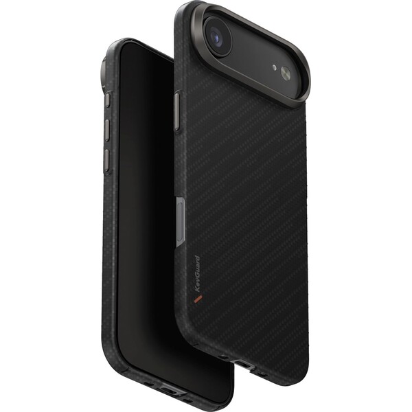 UNIQ-Keva-Edge-MagClick-MagSafe-kryt-iPhone-Air-Carbon-Black
