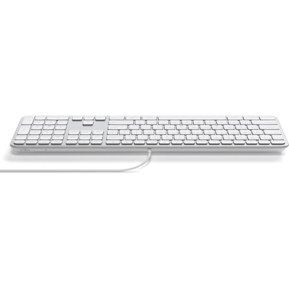 Satechi-Slim-LX3-dratova-klavesnice-US-English-stribrna