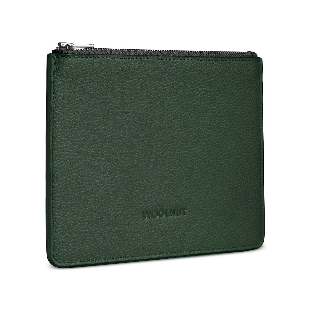 Woolnut-Leather-Pouch-Flat-kozene-pouzdro-tmave-zelene