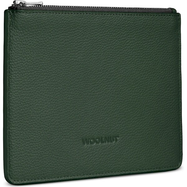 Woolnut-Leather-Pouch-Flat-kozene-pouzdro-tmave-zelene