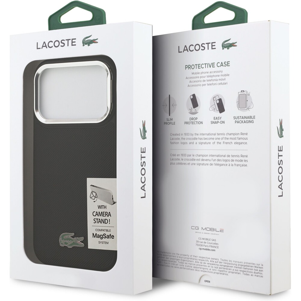 Lacoste-Iconic-Petit-Pique-Camera-Stand-MagSafe-kryt-iPhone-17-Pro-cerny