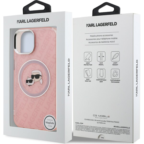 Karl-Lagerfeld-IML-K-CH-Heads-Repeated-Logo-MagSafe-kryt-iPhone-15-ruzovy