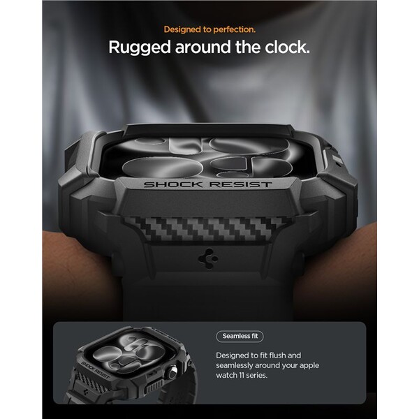 Spigen-Rugged-Armor-Pro-2-pouzdro-Apple-Watch-11-42mm-matte-black