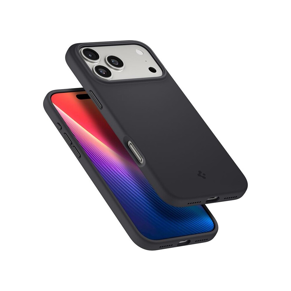 Spigen-Silicone-Fit-MagSafe-kryt-iPhone-17-Pro-Max-black