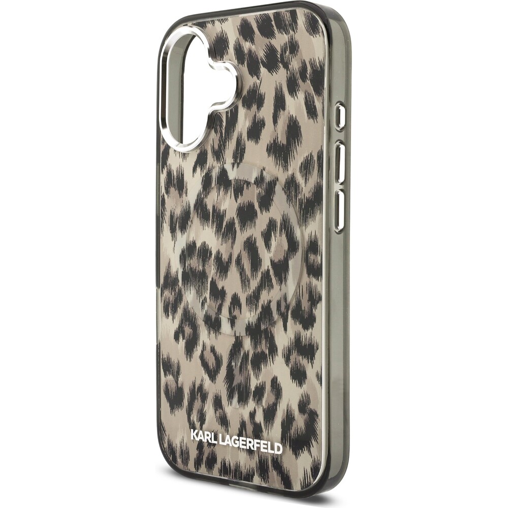 Karl-Lagerfeld-IML-Leopard-MagSafe-Zadni-Kryt-pro-iPhone-17-hnedy