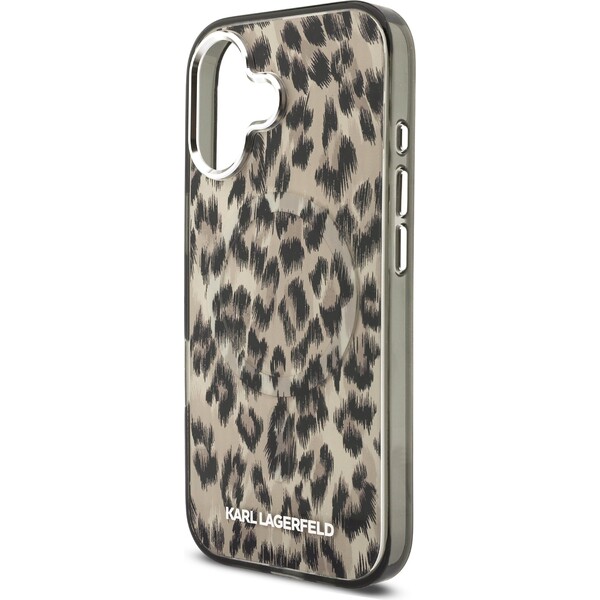 Karl-Lagerfeld-IML-Leopard-MagSafe-Zadni-Kryt-pro-iPhone-17-hnedy