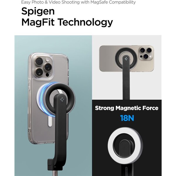 Spigen-MagSafe-Tripod-Selfie-Stick-cerna