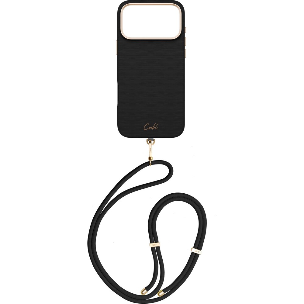 UNIQ-Coehl-Mirelle-MagSafe-kryt-s-poutkem-iPhone-17-Pro-Max-Ebony