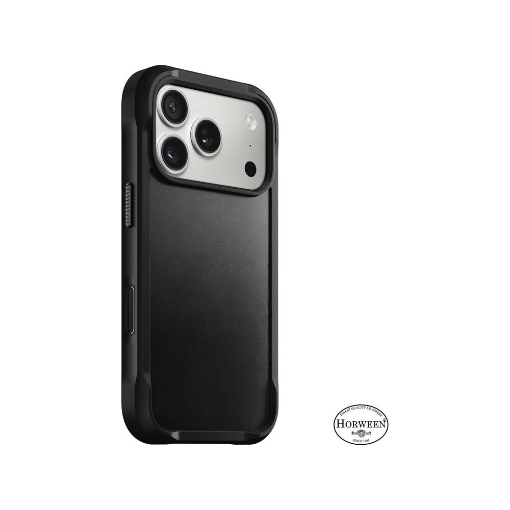 Nomad-Rugged-Leather-Case-Horween-MagSafe-kozeny-kryt-iPhone-17-Pro-Black