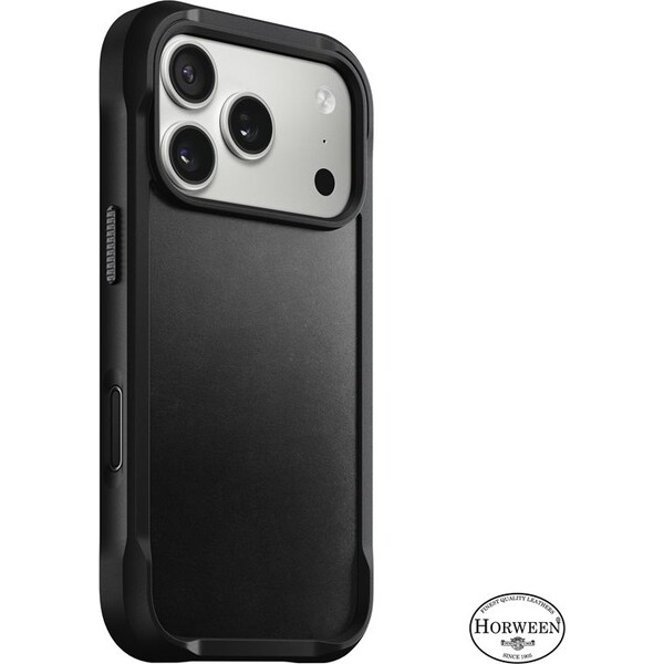 Nomad-Rugged-Leather-Case-Horween-MagSafe-kozeny-kryt-iPhone-17-Pro-Black
