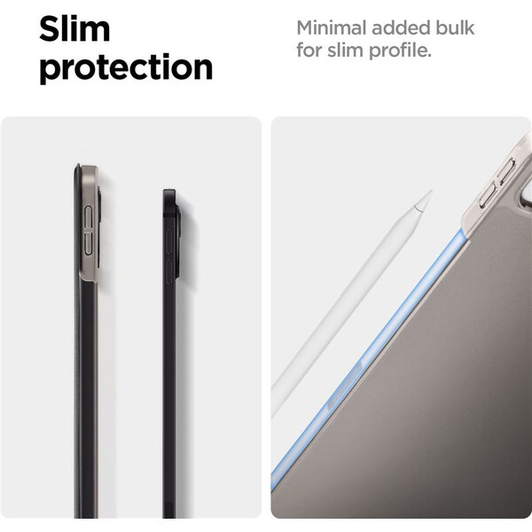 Spigen-Smart-Fold-pouzdro-iPad-Pro-11-2025-cerne