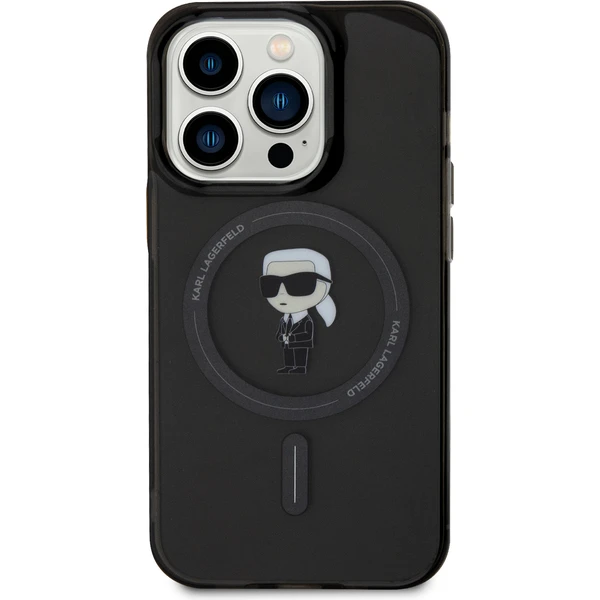 Karl Lagerfeld IML Ikonik MagSafe Kryt iPhone 15 Pro černý - Pouzdra - Obrázek 57X4000701