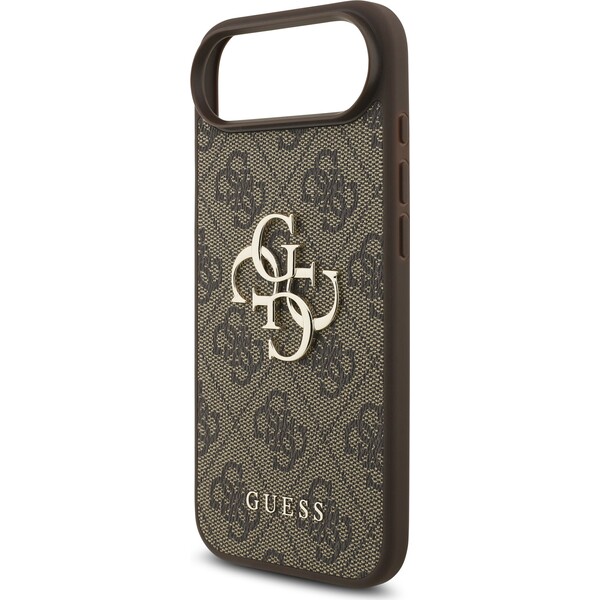 Guess-PU-4G-Metal-Logo-kryt-iPhone-Air-hnedy