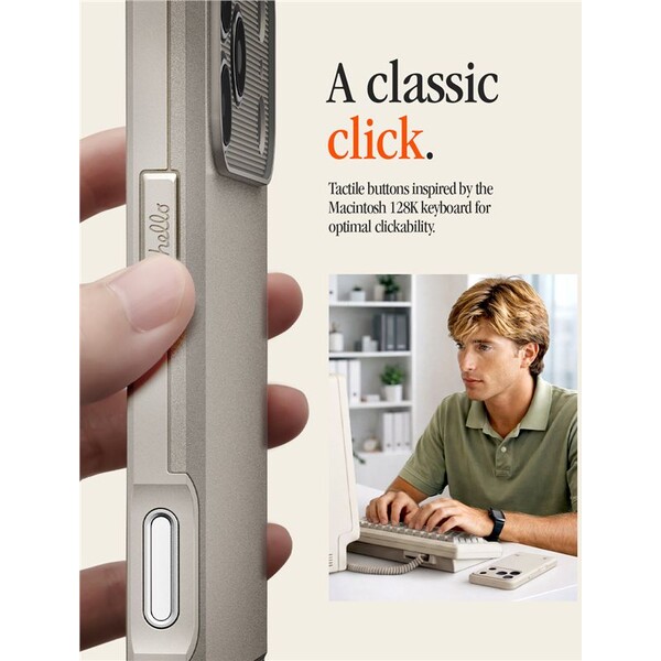 Spigen-Classic-LS-MagSafe-kryt-iPhone-17-Pro-Macintosh-128K-stone