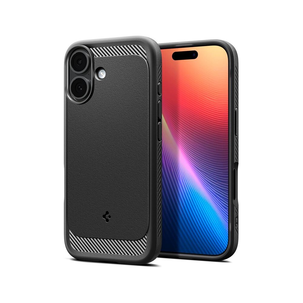 Spigen-Rugged-Armor-MagSafe-kryt-iPhone-17-matte-black