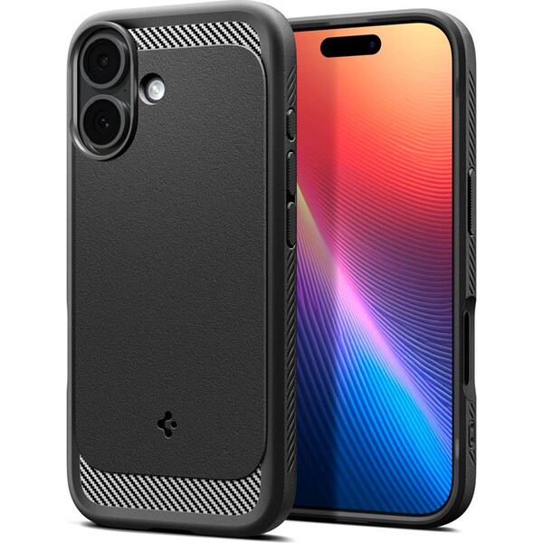 Spigen-Rugged-Armor-MagSafe-kryt-iPhone-17-matte-black