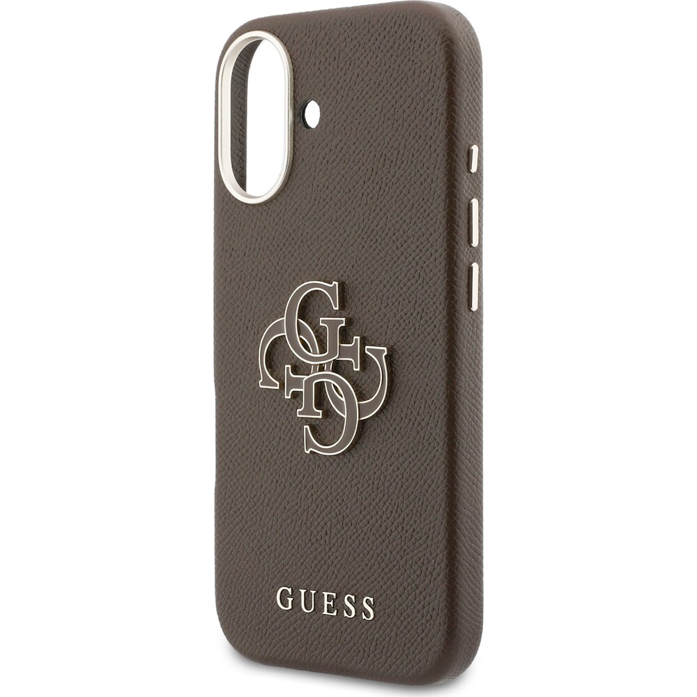Guess-PU-Resin-Logo-kryt-iPhone-17-hnedy