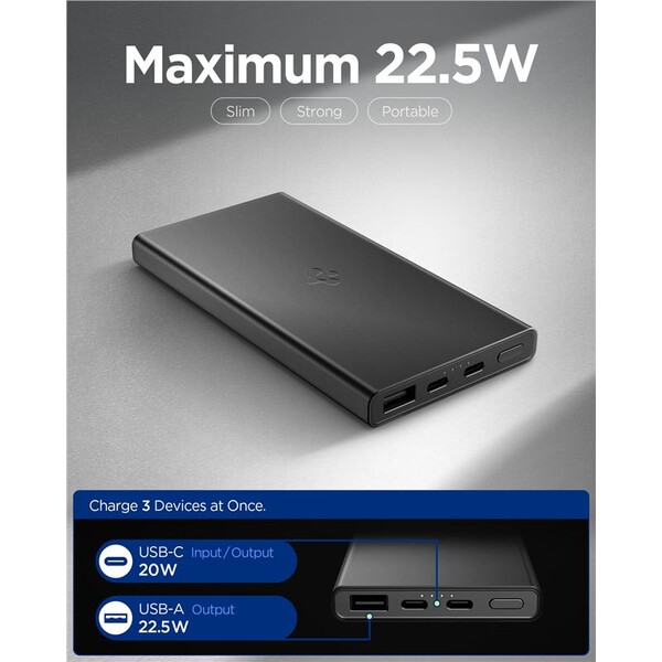 Spigen-Essential-powerbanka-10000mAh-22-5W-cerna-EA2210-