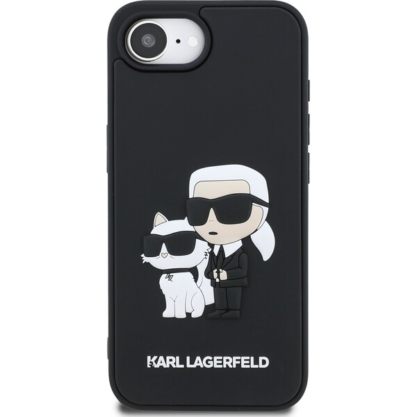 Karl-Lagerfeld-3D-Rubber-Karl-and-Choupette-kryt-iPhone-17e-16e-cerny