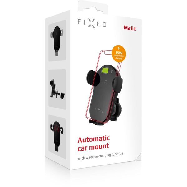 FIXED-Matic-15W-automaticky-drzak-do-auta-s-bezdratovym-nabijenim-cerny