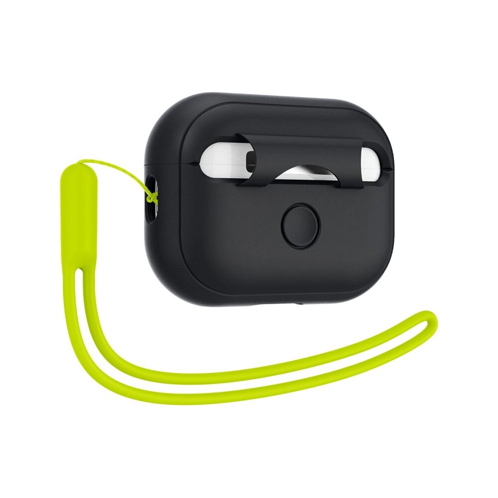 Spigen-Silicone-Fit-pouzdro-s-poutkem-Apple-AirPods-Pro-2nd-Gen-cerne-limetkove