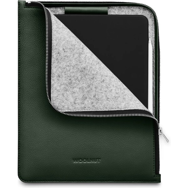 Woolnut-Leather-Folio-kozene-pouzdro-iPad-Pro-11-iPad-Air-11-tmave-zelene