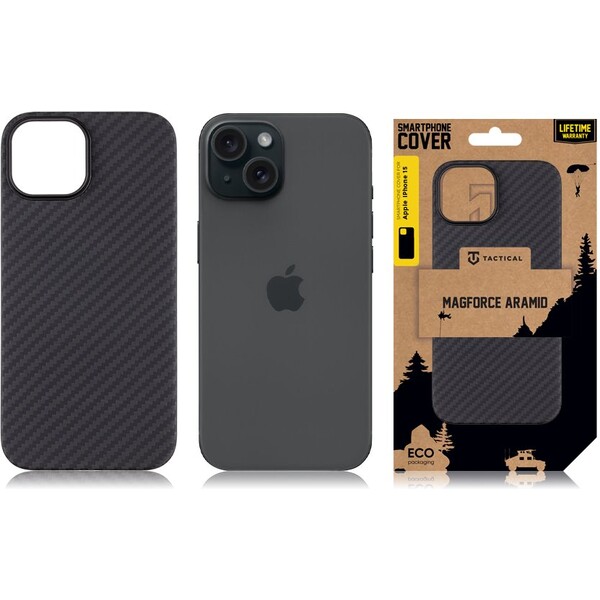 Tactical-MagForce-Aramid-kryt-Apple-iPhone-15-Black