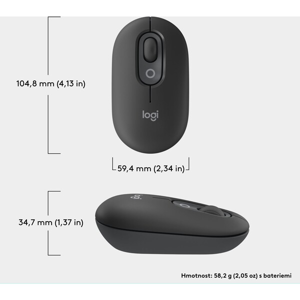 Logitech-POP-mys-grafitova