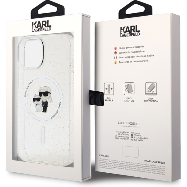 Karl-Lagerfeld-IML-Glitter-Karl-and-Choupette-MagSafe-kryt-iPhone-15-ciry