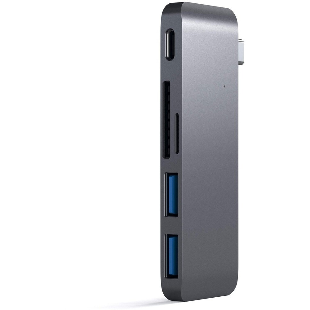 Satechi-Passthrough-USB-hub-MacBook-12-vesmirne-sedy
