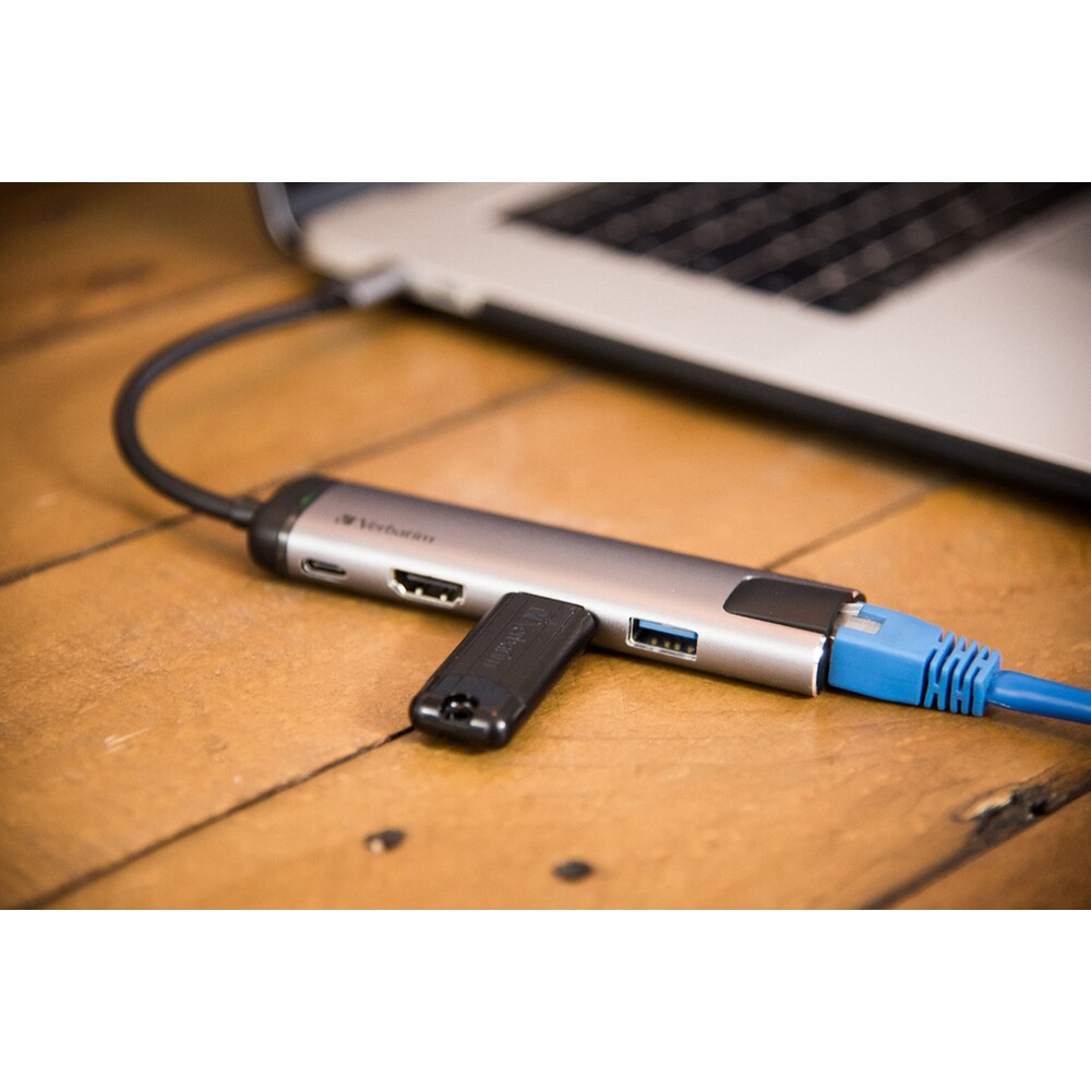 Verbatim-USB-C-Multiport-HUB-2x-USB-3-0-1x-USB-C-HDMI-LAN-dokovaci-stanice-seda