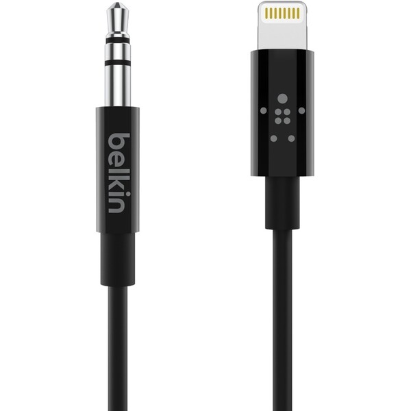 Belkin-Lightning-3-5mm-kabel-0-9m-cerny