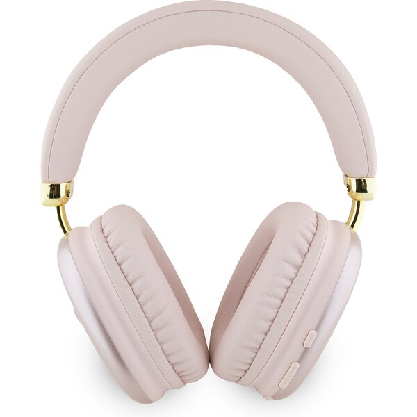 Guess-PU-Leather-4G-Triangle-Logo-Bluetooth-Stereo-Headphone-ruzove