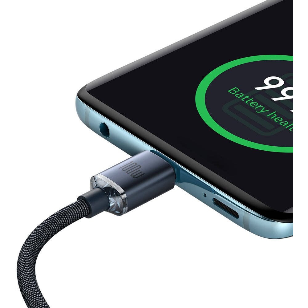 Baseus-Crystal-Shine-USB-C-USB-C-napajeci-kabel-100W-2m-cerny