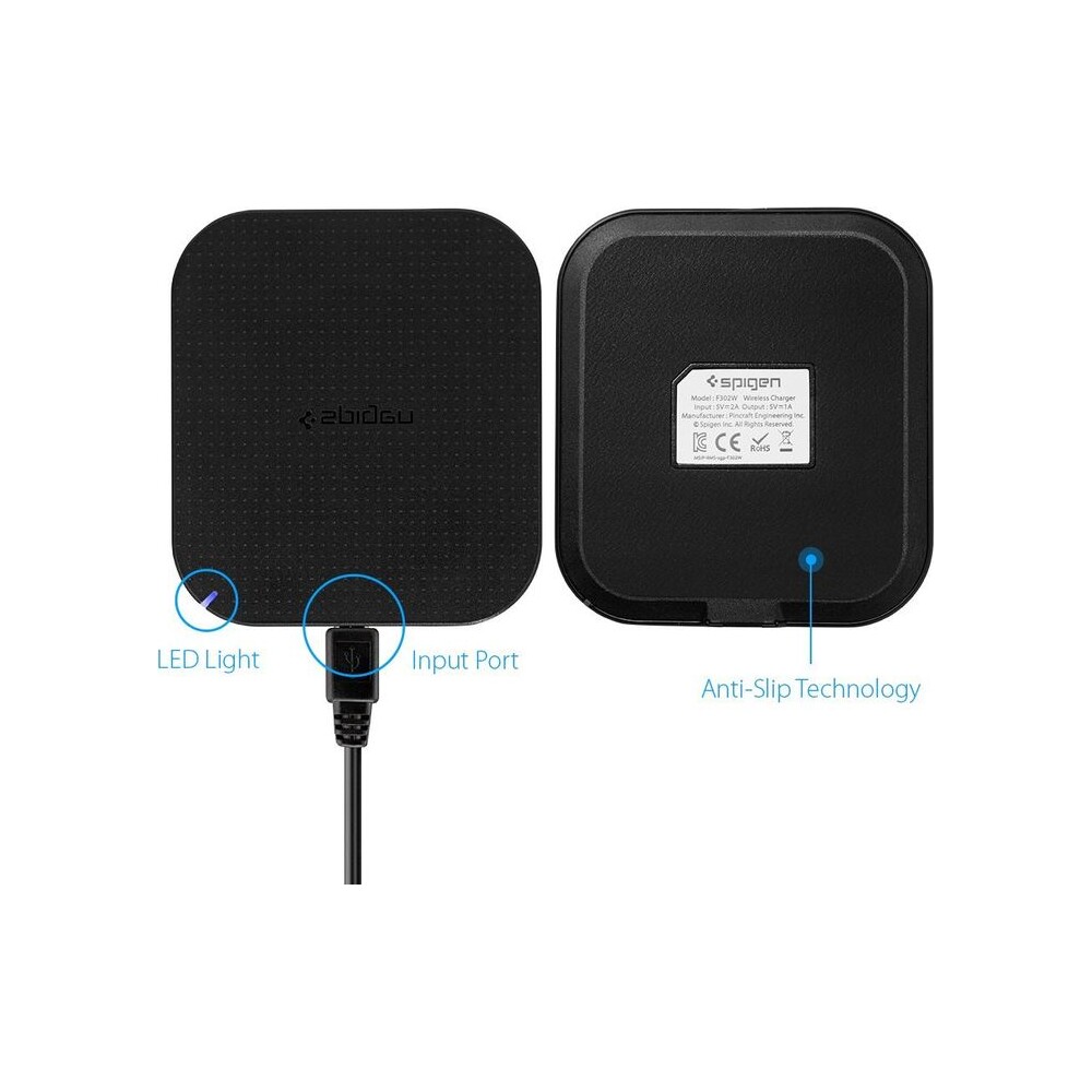 Spigen-Essential-F302W-bezdratova-nabijecka-cerna