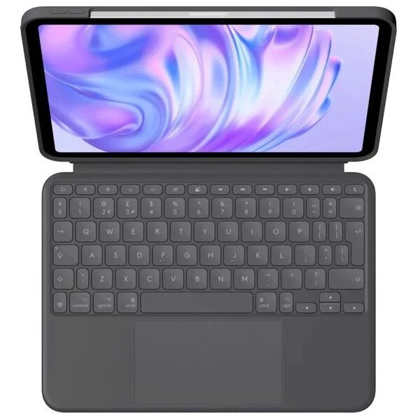 Logitech-Combo-Touch-pouzdro-s-CZ-SK-ISO-klavesnici-pro-iPad-Pro-11-M4-M5-grafitove
