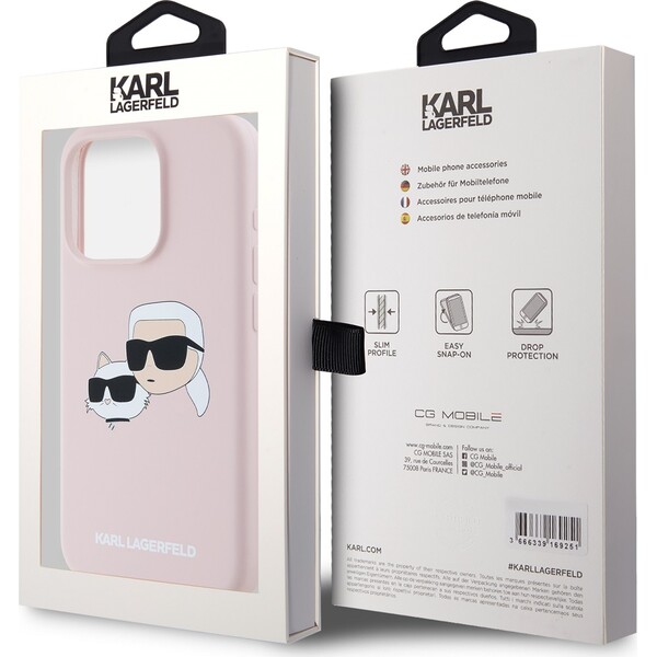 Karl-Lagerfeld-Liquid-Silicone-Double-Heads-Magsafe-zadni-kryt-iPhone-15-Pro-ruzovy