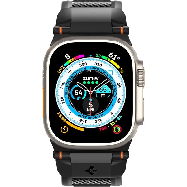 Spigen-Rugged-Ultra-Band-reminek-Apple-Watch-49-46-45-44-42mm-matne-cerny
