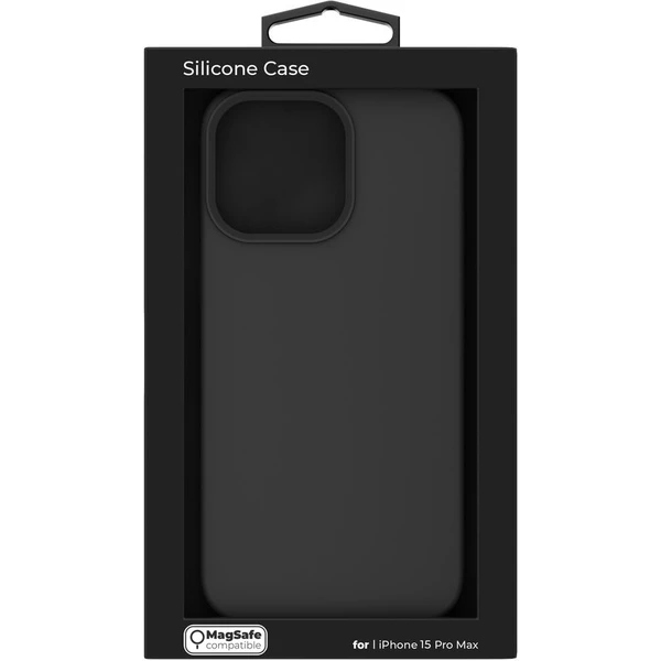 Next One silikonový kryt s MagSafe iPhone 15 Pro Max černý - Pouzdra - Obrázek 5LJ5000701
