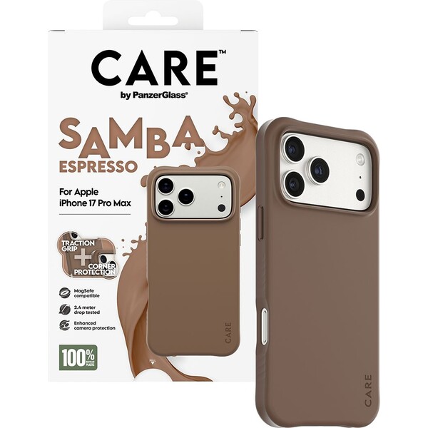 PanzerGlass-CARE-Samba-kryt-s-MagSafe-Apple-iPhone-17-Pro-Max-Espresso