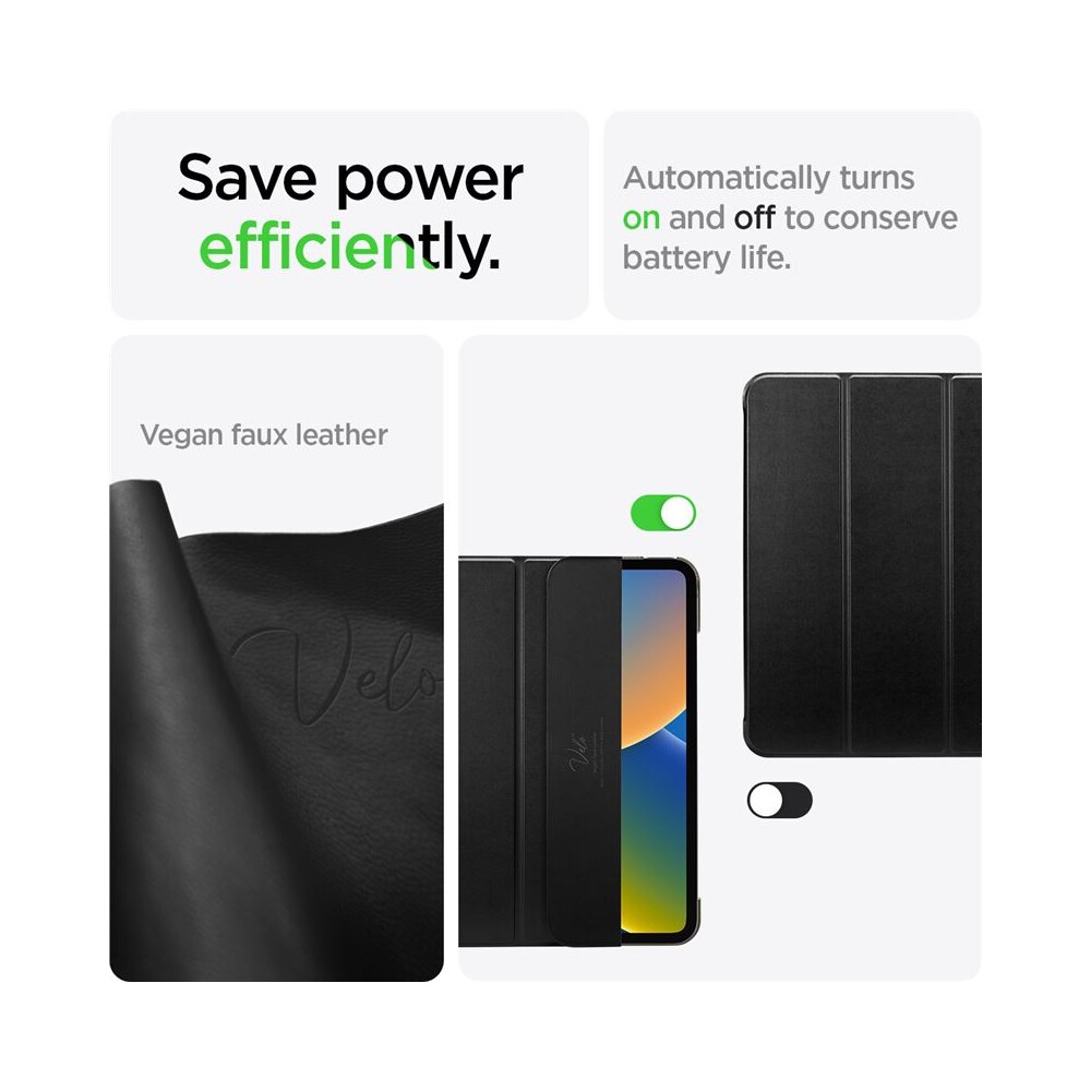 Spigen-Smart-Fold-ochranne-pouzdro-iPad-10-9-2022-iPad-11-2025-cerne