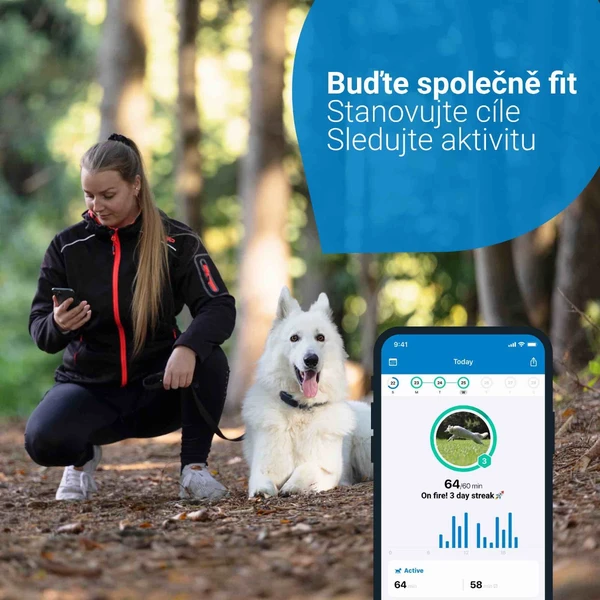 Tractive GPS DOG 4 tracker polohy a aktivity pro psy černý - GPS moduly - Obrázek 5P2X600301