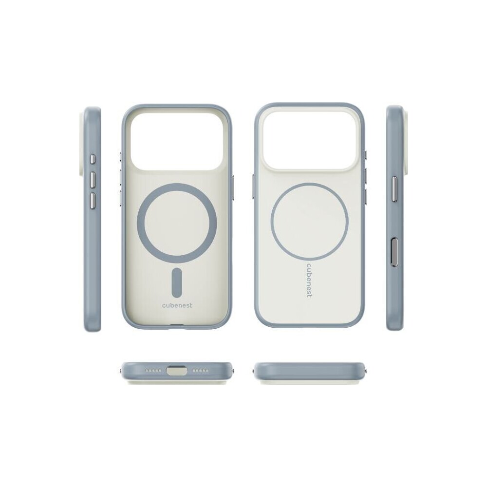 Cubenest-Matte-MagSafe-kryt-iPhone-17-Pro-bezovy