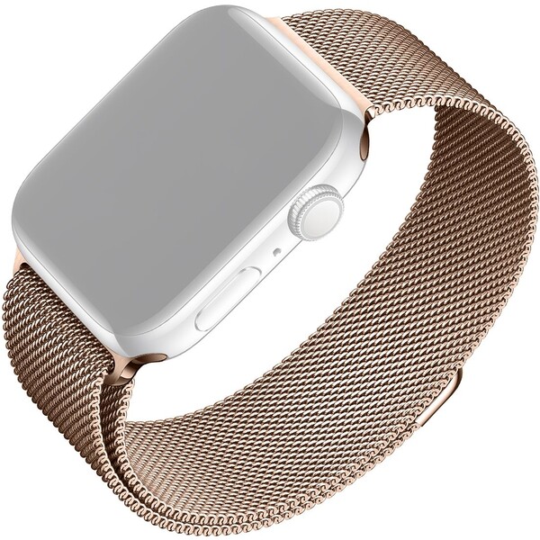 FIXED-Mesh-Strap-sitovy-nerezovy-reminek-Apple-Watch-38-40-41mm-ruzove-zlaty