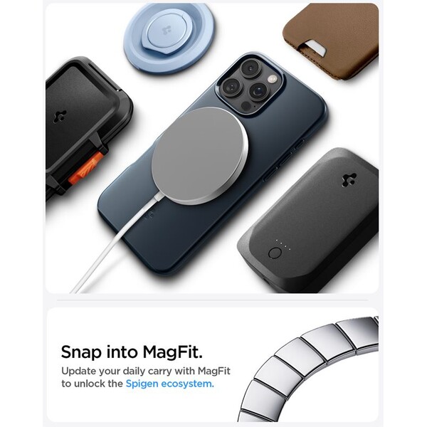 Spigen-Thin-Fit-MagSafe-kryt-iPhone-16-Pro-metal-slate