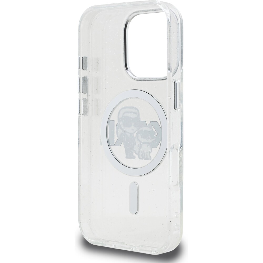 Karl-Lagerfeld-IML-Glitter-Karl-and-Choupette-Sketch-MagSafe-kryt-iPhone-16-Pro-ciry
