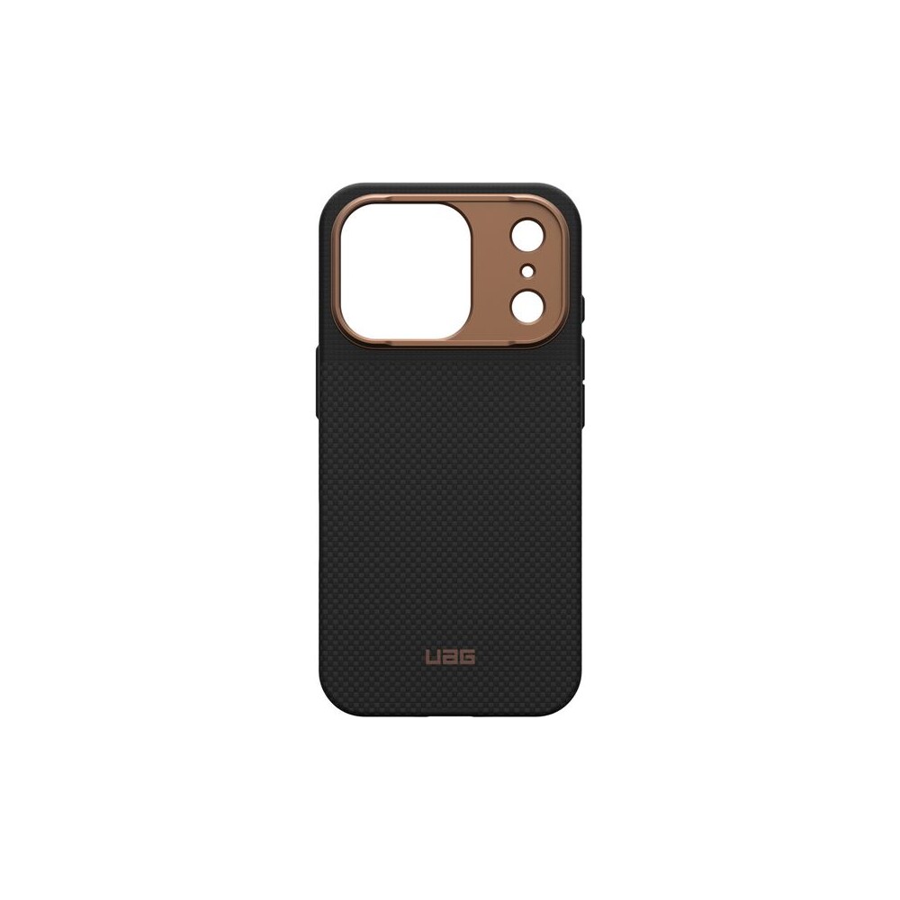 UAG-Fibr-Armr-MagSafe-kryt-iPhone-17-Pro-kevlar-cerny-bronzovy
